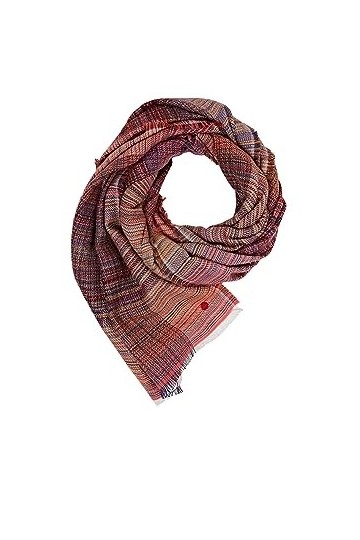 ESPRIT 083ea1q301 Écharpe dhiver, Corail foncé, Taille Unique Femme