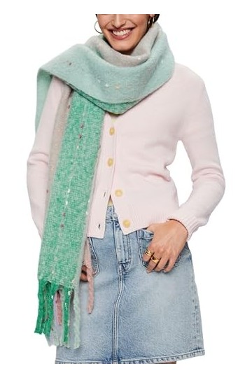 ESPRIT 103EA1Q313 Echarpe, 310/GREEN, 1SIZE Femme