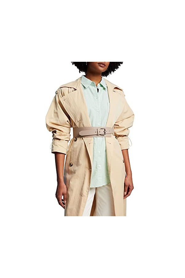 ESPRIT 033ea1s306 Écharpe de Mode, 295/crème Beige, M Femme