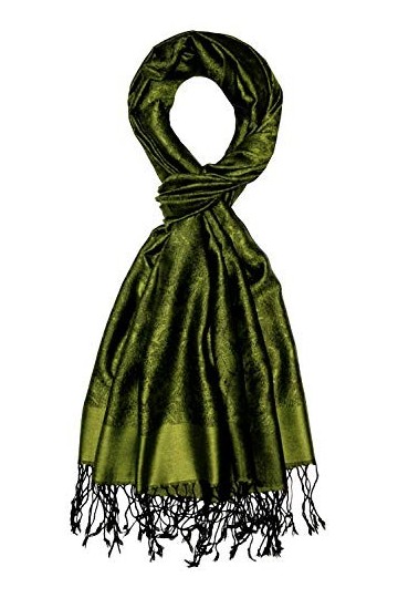 LORENZO CANA - Echarpe - Uni - Femme - Vert - Taille Unique