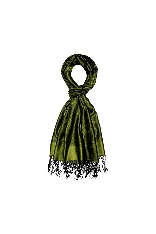 LORENZO CANA - Echarpe - Uni - Femme - Vert - Taille Unique