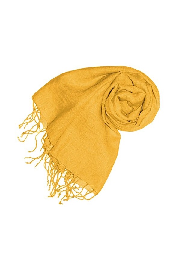 LORENZO CANA - Echarpe - Uni - Femme Spice Mustard