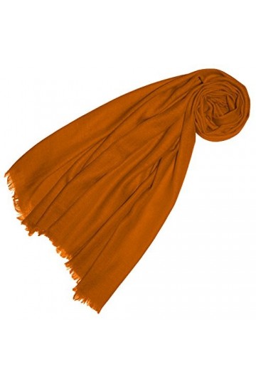 LORENZO CANA Echarpe de 100% Cachemire pour la femme – 70 x 200 cm, unicolore, monochrome - souple et noble – une sensation d