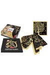 Carmani - ART Écharpe pour femme - Foulard multi-usage - Imprimé avec Gustav Klimt, larbre de vie
