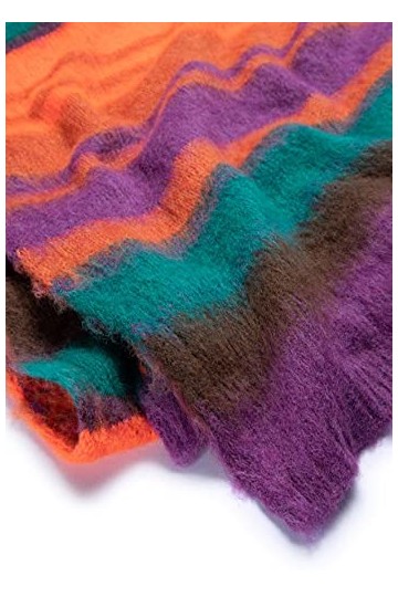 Timezone Multistripe Scarf Echarpe, Rayures Multicolores, Taille Unique Mixte