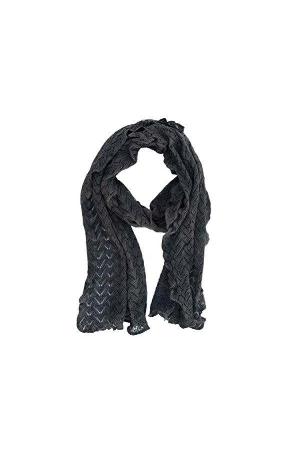 Invero, Écharpe en laine mérinos Lilly, 100 % laine, Poudre, 30X180 cm