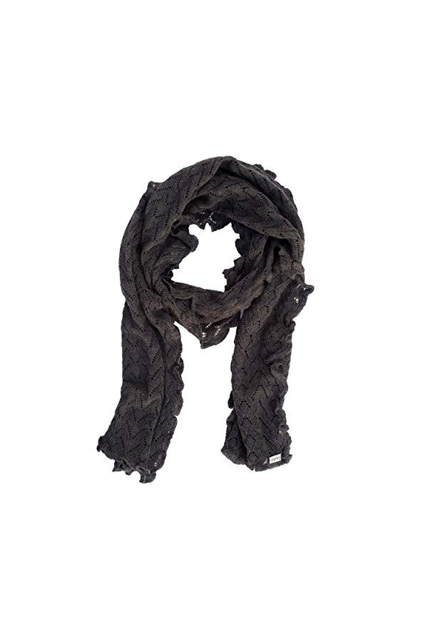 Invero, Écharpe en laine mérinos Lilly, 100 % laine, Poudre, 30X180 cm