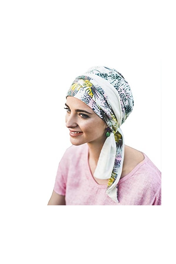 CAREBELL Écharpe Lucia Palms Headwear - Motif palmiers dété