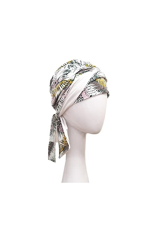 CAREBELL Écharpe Lucia Palms Headwear - Motif palmiers dété