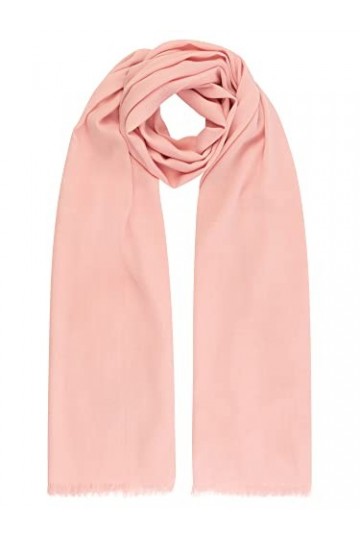 ApartFashion Écharpe Unie, Rose, Taille Unique Femme