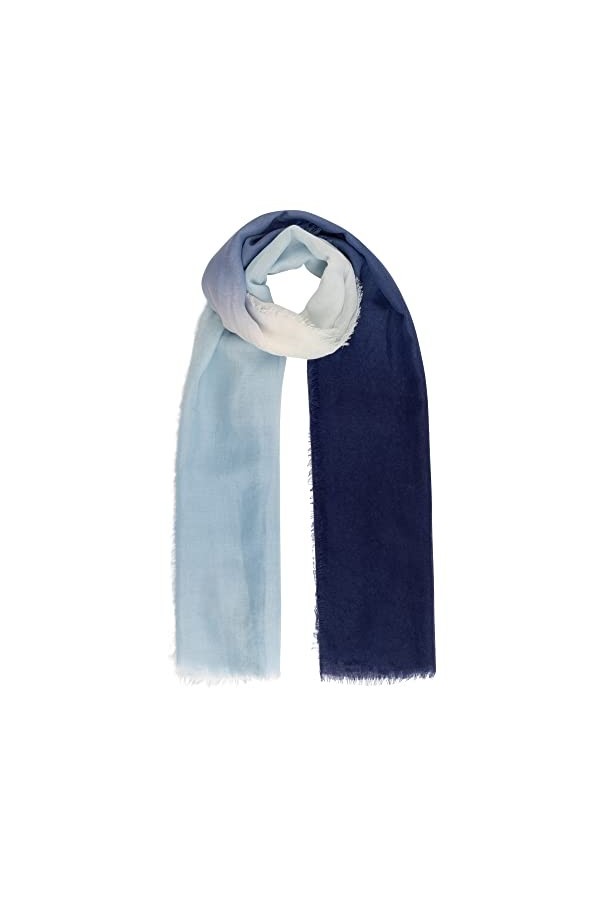 ApartFashion Écharpe avec dégradé, Bleu, Taille Unique Femme