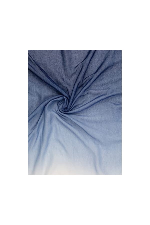 ApartFashion Écharpe avec dégradé, Bleu, Taille Unique Femme