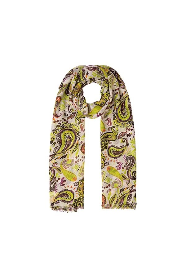 APART Fashion Écharpe, Bleu-crème, Taille Unique Femme