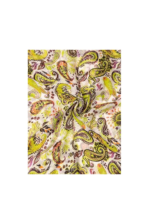 APART Fashion Écharpe, Bleu-crème, Taille Unique Femme