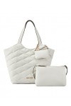 NINE WEST Regan Sac fourre-tout 3 en 1, lait, blanc lait