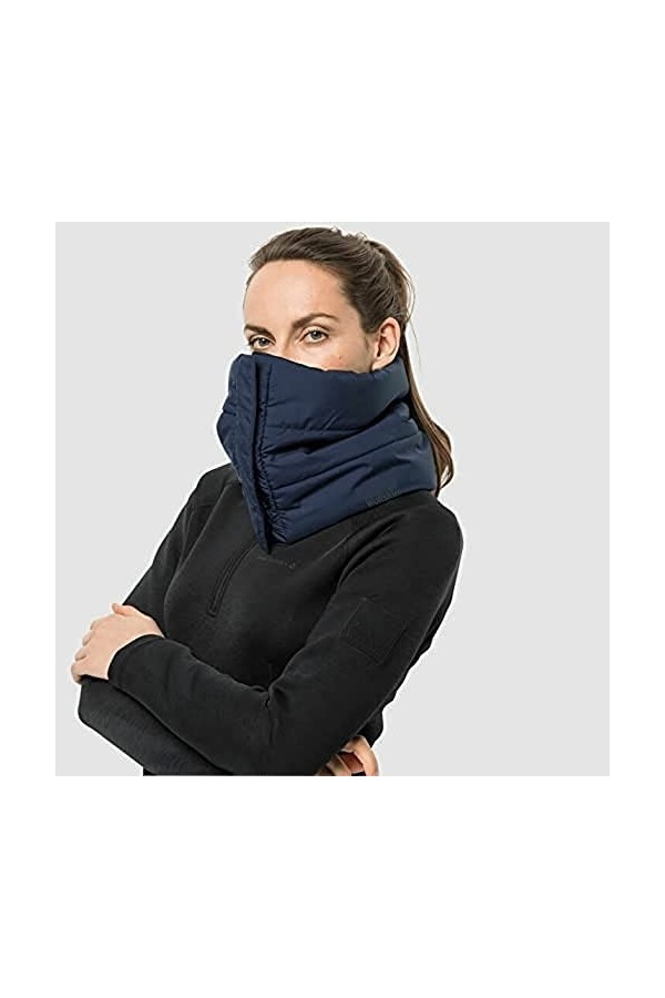 Jack Wolfskin, Frozen Lake Loop , Écharpe À Coupe-Vent, Bleu Nuit, 0, Femme