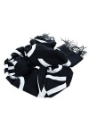 Calvin Klein Fringes Scarf 65X195 Bonnet À Patch INSTITUTIONNEL, CK Black, OS Femme