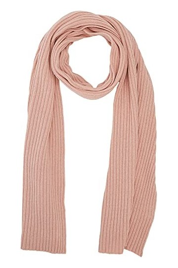 Calvin Klein Organic Ribs Scarf ÉCHARPE CÔTES Bio, Desert Rose, OS Femme
