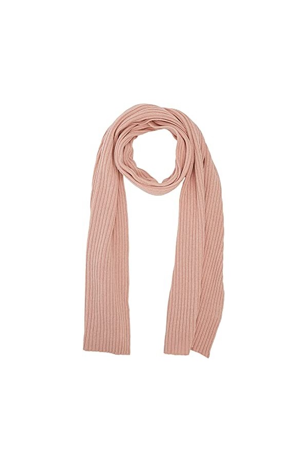Calvin Klein Organic Ribs Scarf ÉCHARPE CÔTES Bio, Desert Rose, OS Femme