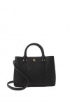Ralph Lauren Marcy Medium Tote Bag Sac à main Sac bandoulière Monogramme Noir, Noir
