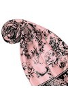 LORENZO CANA Foulard pour la femme – écharpe de 100% soie pour le printemps et l´été, carré avec les mesures de 90 x 90 cm – 