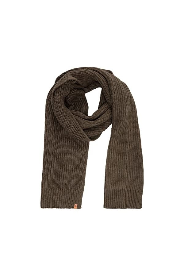 Camel Active Womenswear 307560/8v56 Écharpe Tendance, Vert Olive, Taille Unique Femme