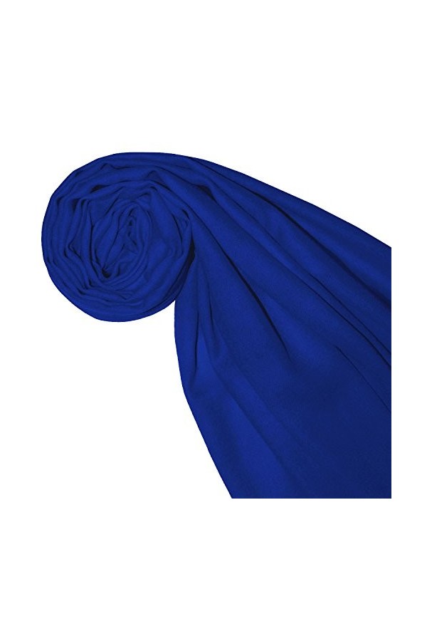 LORENZO CANA Echarpe de 50% Cachemire et 50% Laine pour la femme – 70 cm x 180 cm, unicolore, monochrome - souple et noble – 