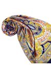 LORENZO cANA seidenschal 50 x 170 cm, été 100% soie motif plaisley foulard echarpe designerschal 89072