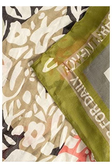 Replay Tissu Tendance en mélange Coton/Modal de Haute qualité Écharpe de Cou, Vert, Taille Unique Femme