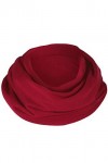 Engel, Écharpe tube pour femme, 70 % laine kbT et 30 % soie - Rouge - Taille unique