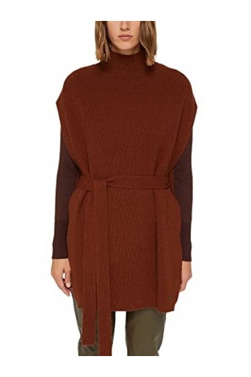 Esprit 091ea1q312 Écharpe Tendance, 220/marron rouillé, M Femme