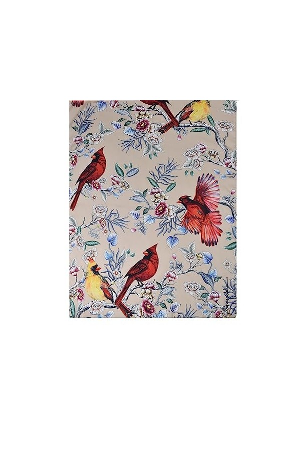 Anuschka - Écharpe en mousseline imprimée pour femmes - Cardinal Family