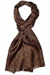 LORENZO CANA - Echarpe - À Pois - Femme marron