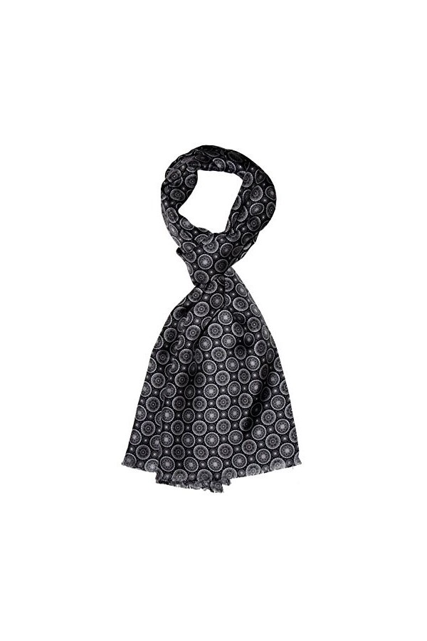 LORENZO CANA - Echarpe - À Pois - Femme noir noir