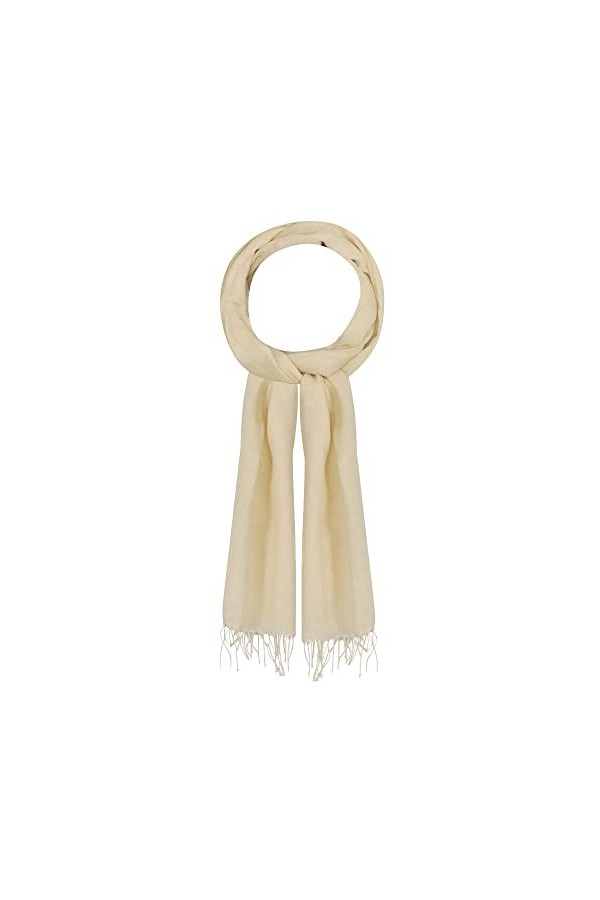 LES Poulettes - Echarpe 100% Voile de Coton - Beige