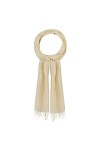 LES Poulettes - Echarpe 100% Voile de Coton - Beige