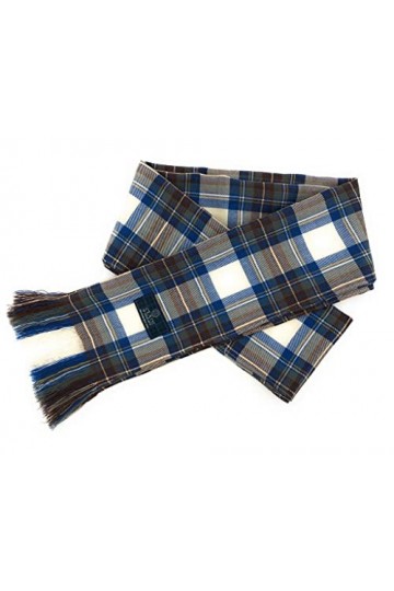 BRAW CLANS TARTANS Écharpe écossaise douce pour femme - Écharpe authentique à franges - 100 % laine - En tissu tartan écossai