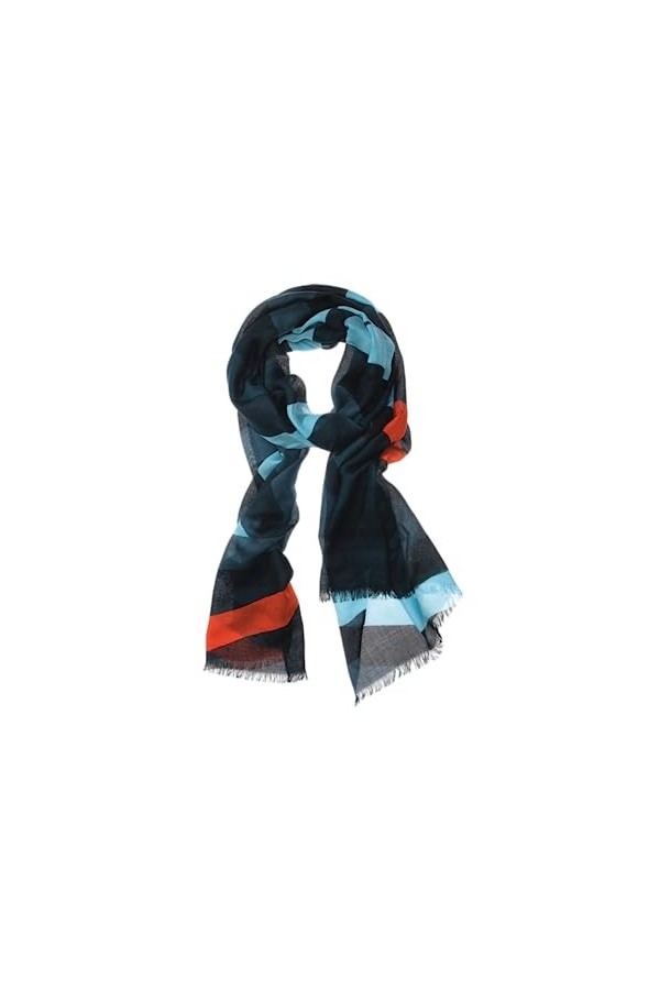 Remember Indigo Écharpe, Bleu, Taille Unique Femme