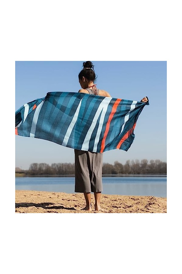 Remember Indigo Écharpe, Bleu, Taille Unique Femme