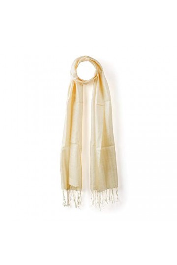 Your Silk Shop - Echarpe - Femme - Blanc - Taille unique