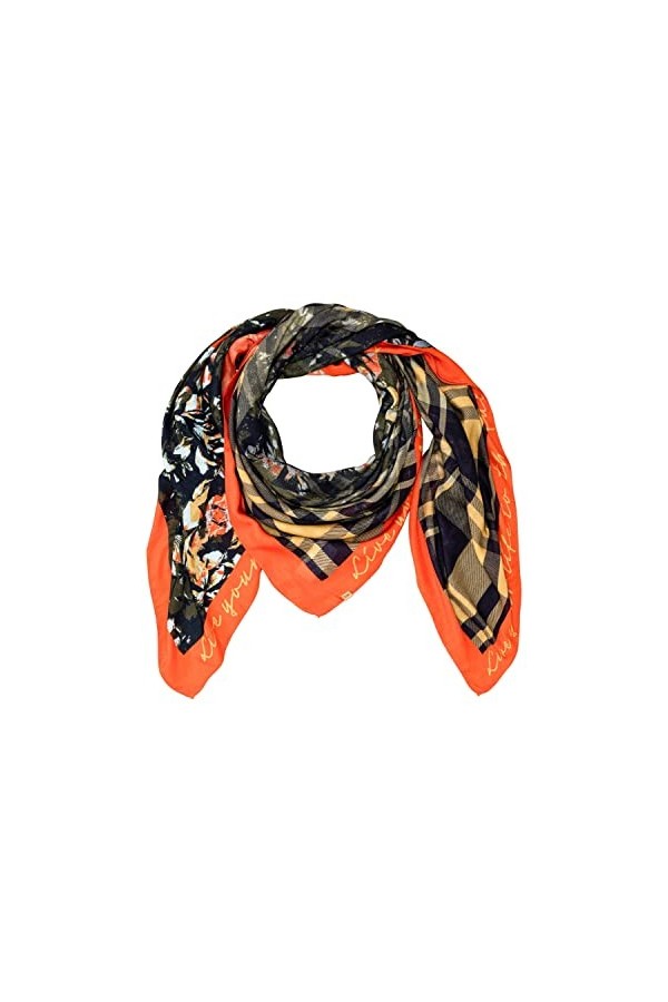 Camel Active Womenswear 3074106V41 Écharpe, Bleu Marine, Taille Unique Femme