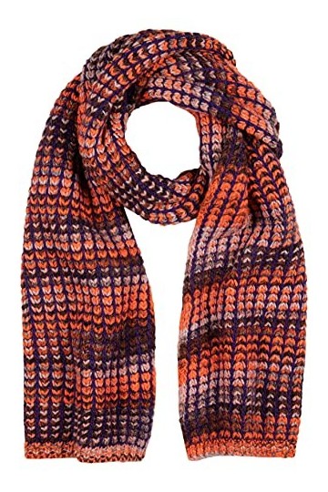 Timezone Hank Dye Scarf Echarpe, Violet/Orange/Multicolore, Taille Unique Mixte
