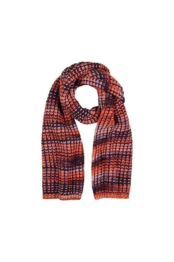 Timezone Hank Dye Scarf Echarpe, Violet/Orange/Multicolore, Taille Unique Mixte
