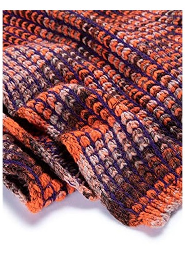 Timezone Hank Dye Scarf Echarpe, Violet/Orange/Multicolore, Taille Unique Mixte