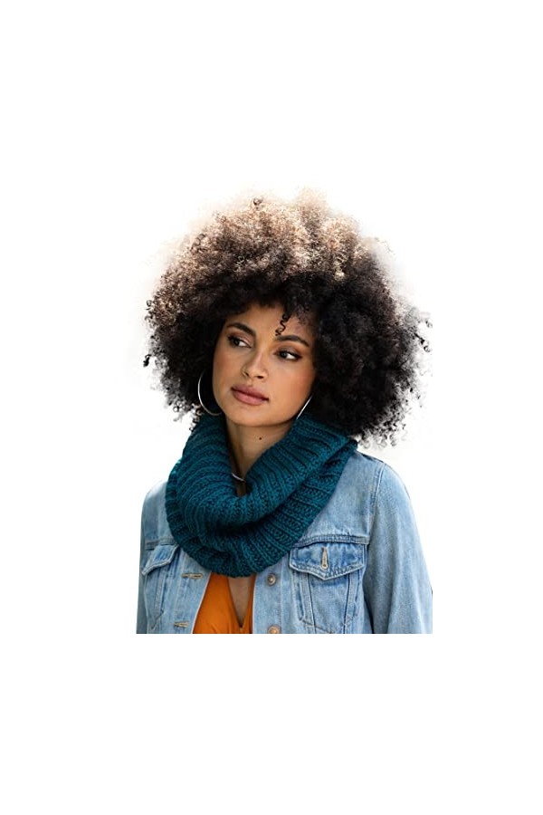 likemary Écharpe tour de cou pour femme – Écharpe tube – Écharpe infini – Cadeaux faits main pour femme – Cadeaux éthiques – 