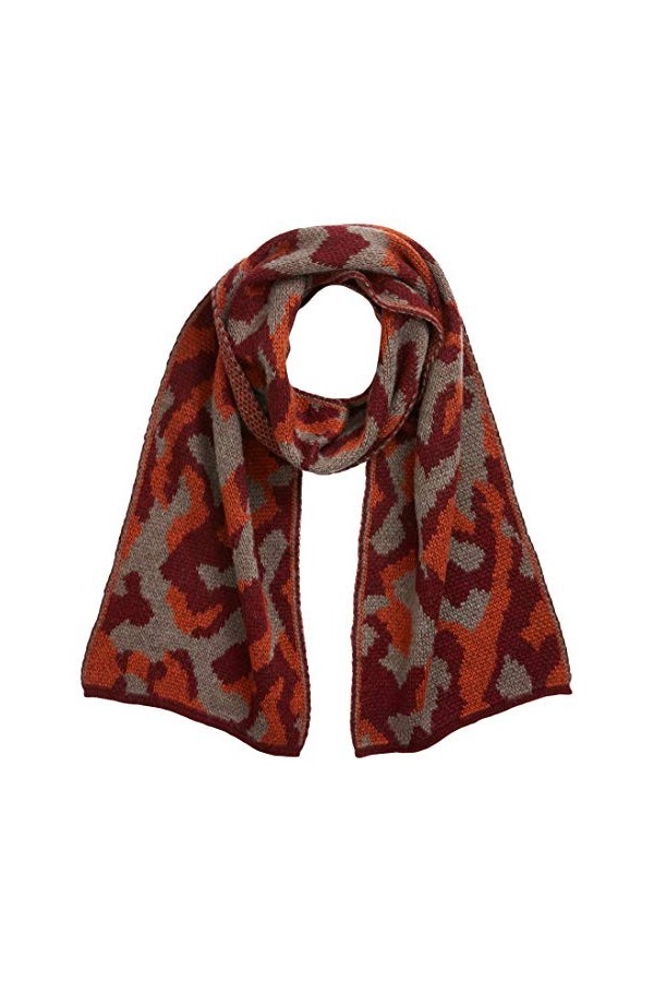 APART Fashion Knitted Scarf Écharpe pour Temps Froid, Bordeaux, 0 Femme