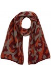 APART Fashion Knitted Scarf Écharpe pour Temps Froid, Bordeaux, 0 Femme