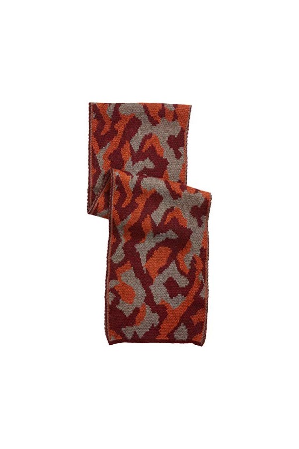 APART Fashion Knitted Scarf Écharpe pour Temps Froid, Bordeaux, 0 Femme