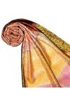 Lorenzo Cana Pashmina 78659 Foulard jacquard tissé pour femme en 100 % soie Motif cachemire