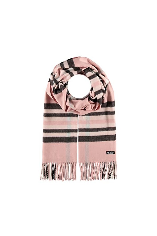 FRAAS Écharpe Cashmink 56 x 200 cm - Plus douce que le cachemire - Made in Germany - Écharpe à carreaux pour femmes et hommes